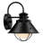 Nox Black 11" LED Outdoor Barn wall Light Frosted Glass with Photocell