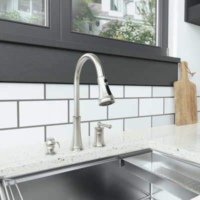 Robinet de cuisine avec distributeur de savon Clihome