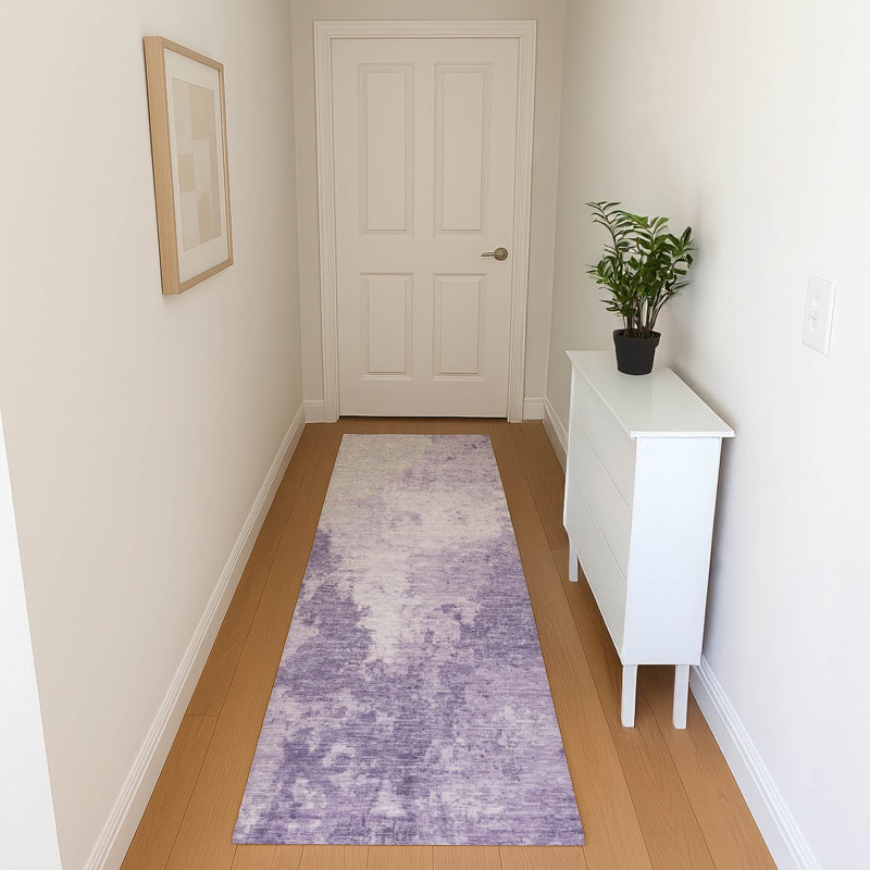 Premium Machine Washable Baford AMF1652 Modern Rug, Runner 2'3" x 7'6"