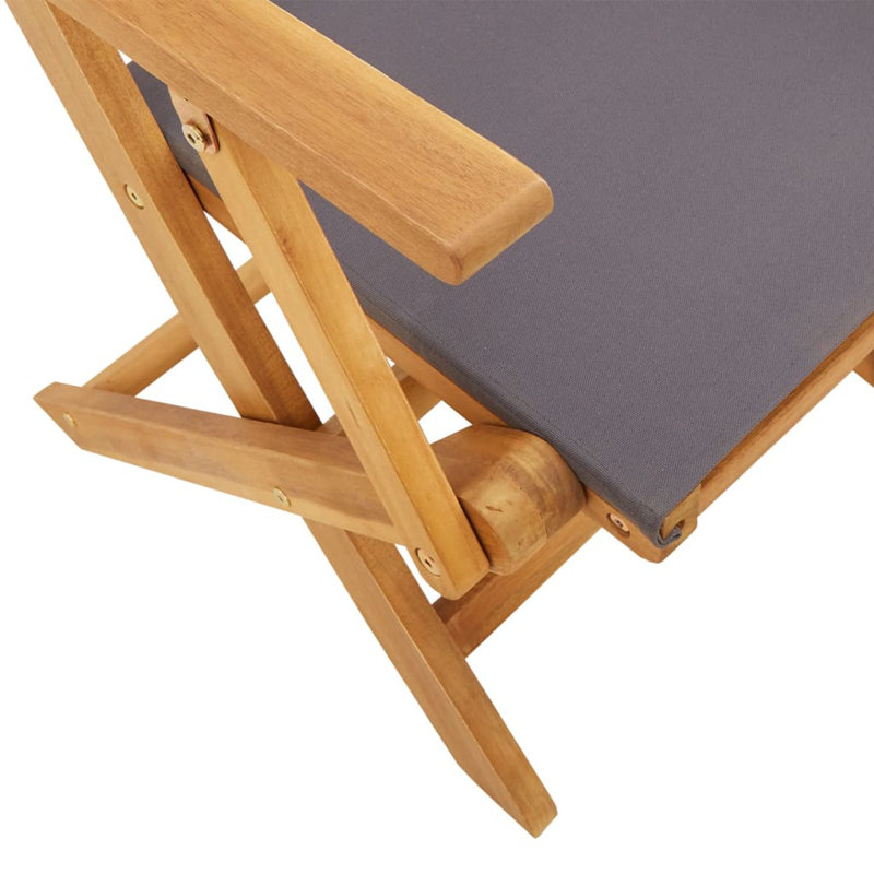 Castres Patio Dining Accent Chair, Anthracite