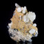 Cerussite, barite rose et Galena - Mibladen, Maroc