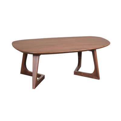 Table basse en bois massif Fischer
