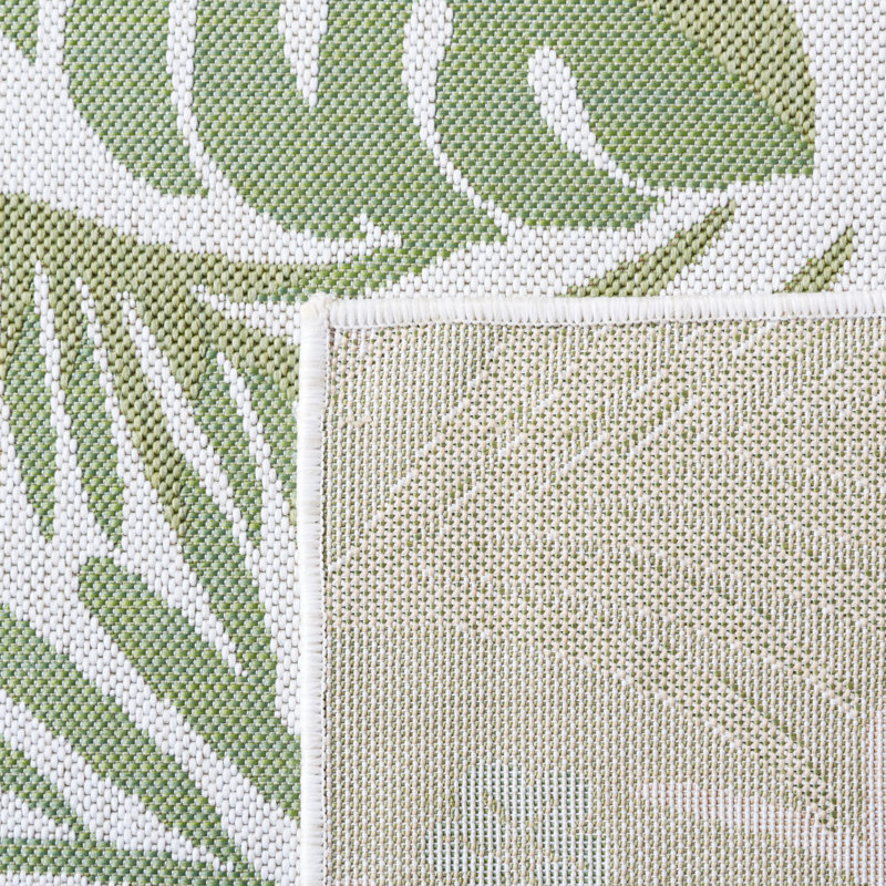 Ishaan Performance Floral Indoor/Outdoor Area Rug, Rectangle 5'3" x 7'7"