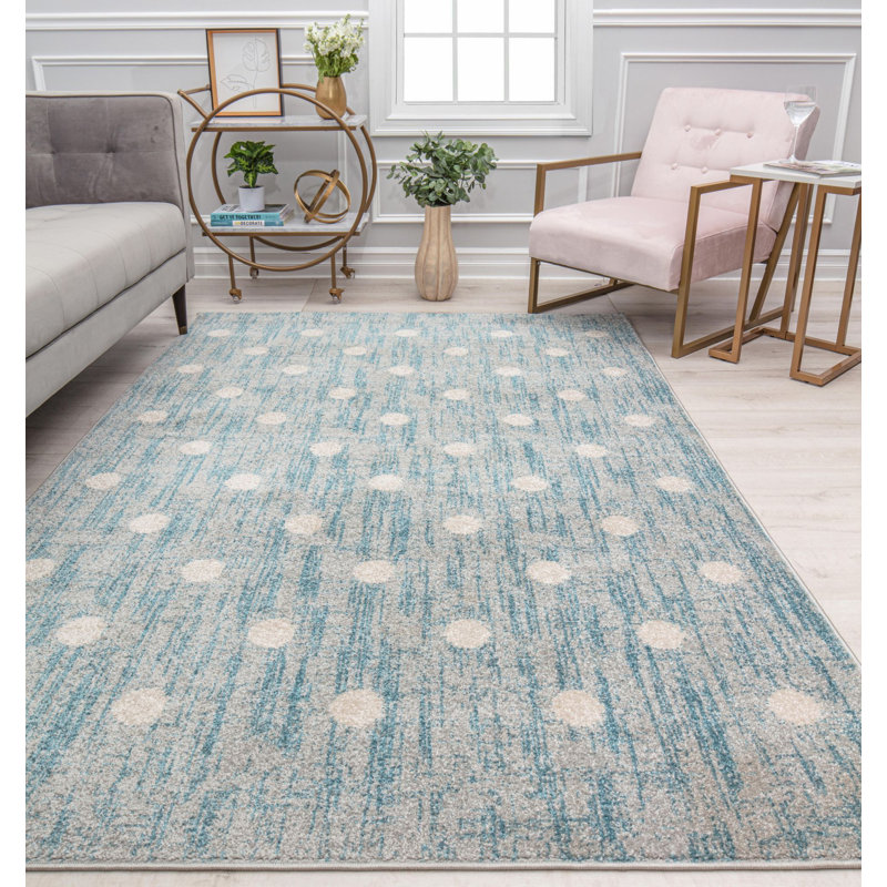 Tapis à motif géométrique Callum, Rectangle 8 pi 3 po x 10 pi