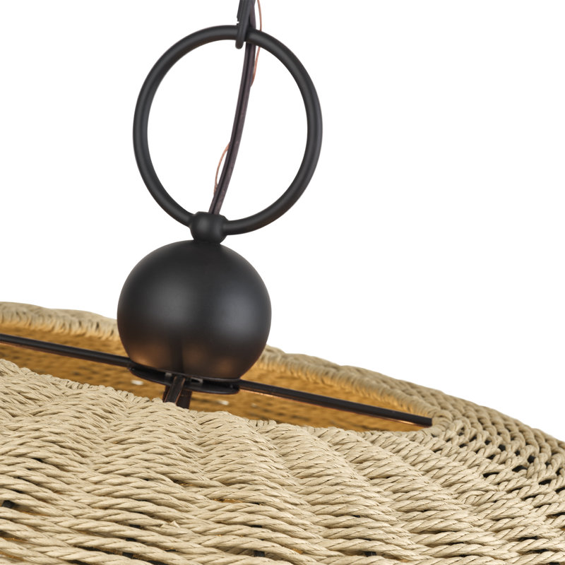 Lustre suspendu 5 lumières Aliane, Bronze