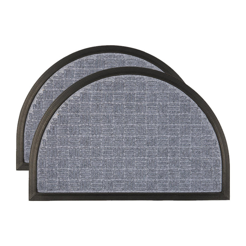 Nicola Spring - Heavy Duty Door Mats - 60 x 40cm, Grey