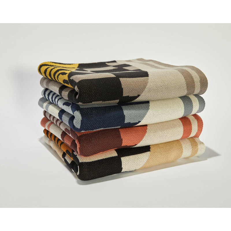 Three Of Cats Throw Blanket, Madder Root