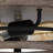 Weny 13 Inch Flush Mount Ceiling Light Fixture, Brown and Black Round
