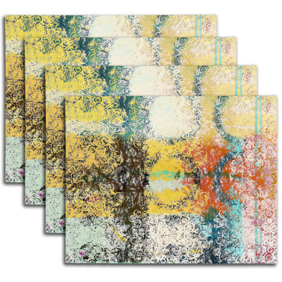 Napperon abstrait en polyester