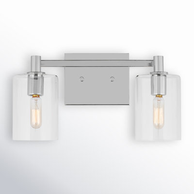 Haines 2 Light Transparent Dimmable Vanity Light
