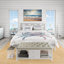 Ensemble de housse de couette Vintage Beige Minimalisme-2105121169