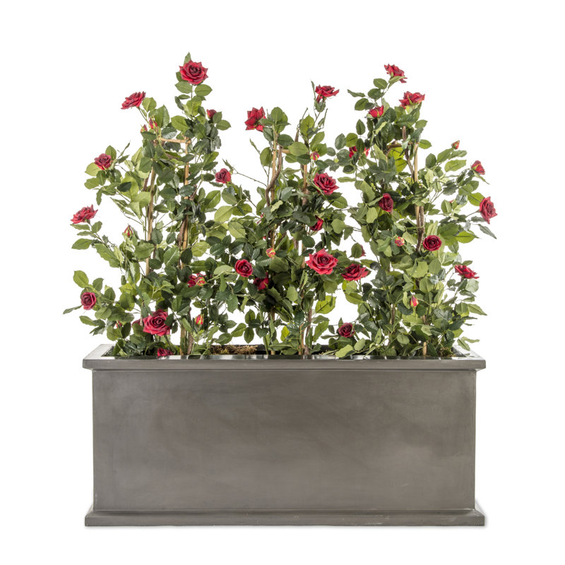 Balance Handmade Pot Planter, 50cm H x 120cm W x 30cm D, Faux Lead