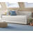 ClickDecor Carmina Upholstered Tufted Daybed Sofa with Roll-Out Twin Trundle Bed, Beige-2137996528