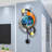 26.4"LED Silent Wall Clock Multi-Function Display Voice-Activated Wall Clock
