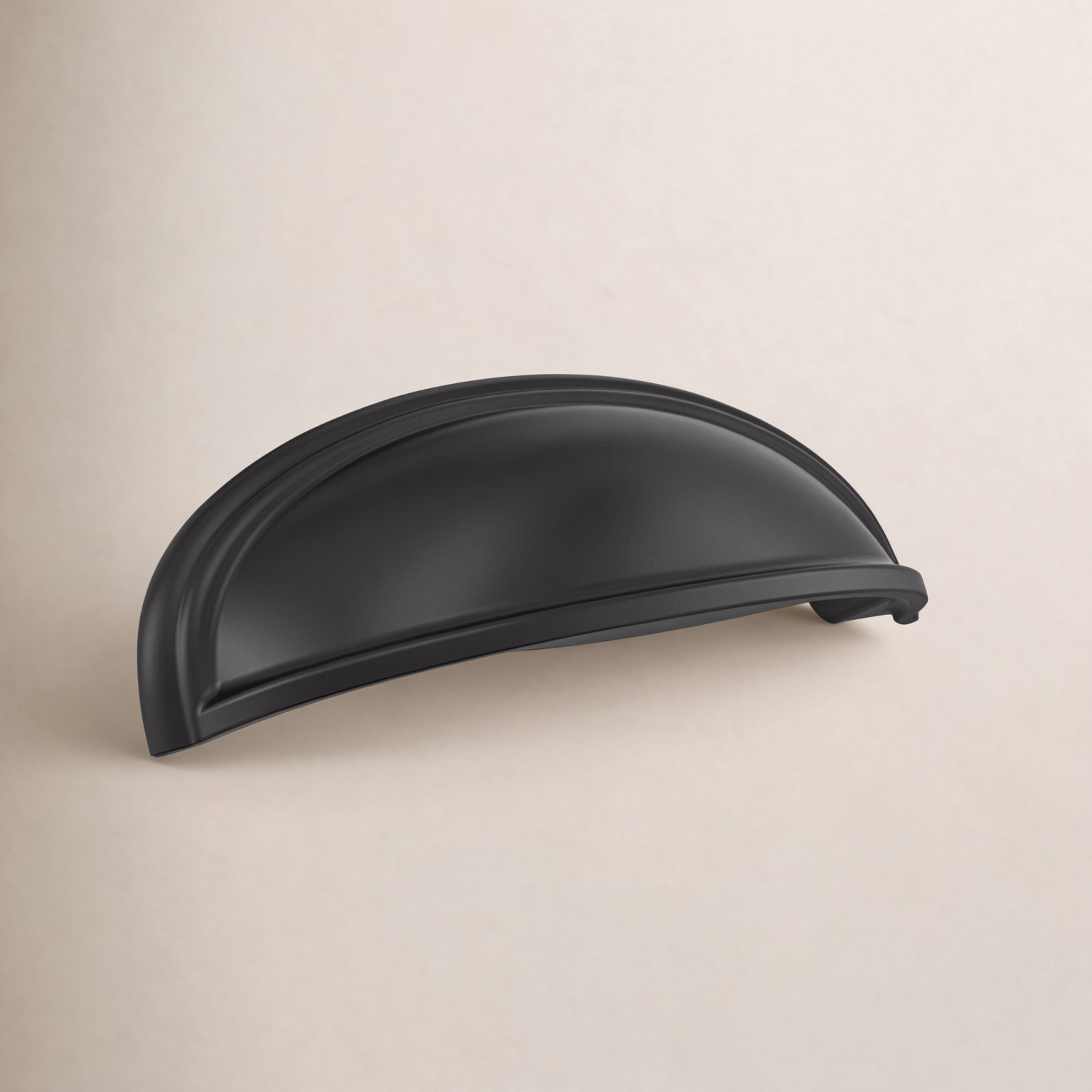 Ashby 4" Cup Bin Cabinet Pull, Black Bronze