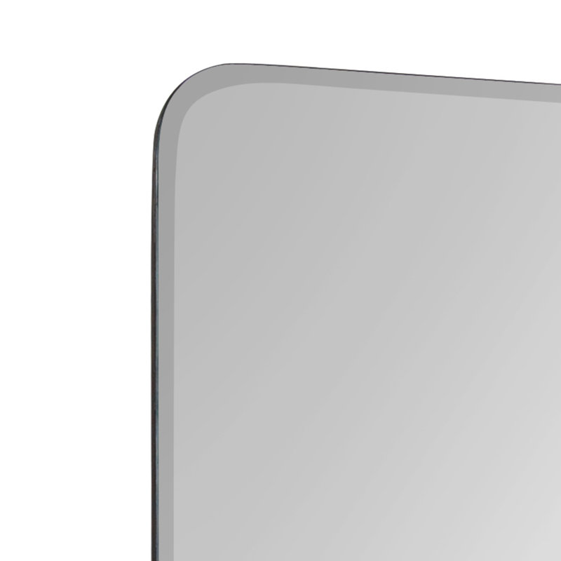Donato NA Mirror with Shelves, White