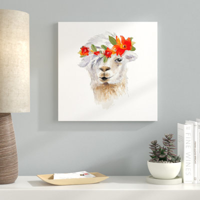 " Floral Llama II " by Lanie Loreth