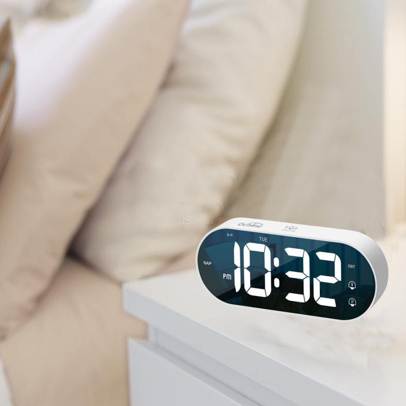 Réveille-matin moderne et contemporain, Blanc