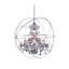 Lustre en forme de globe unique à 25 lumières avec détails en cristal Svante-22859137-22859138