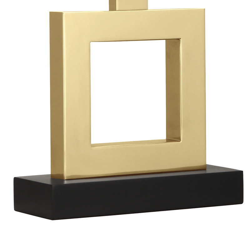 Doughnut Table Lamp, Brass, Brass