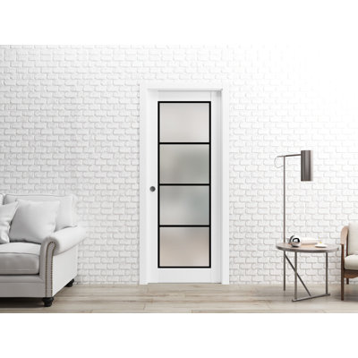 Panelled Wood Finish Bi-Fold Door