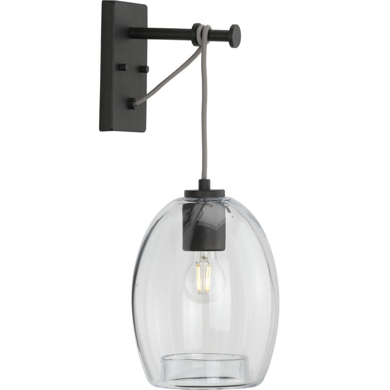 Jemaine Armed Sconce, Graphite