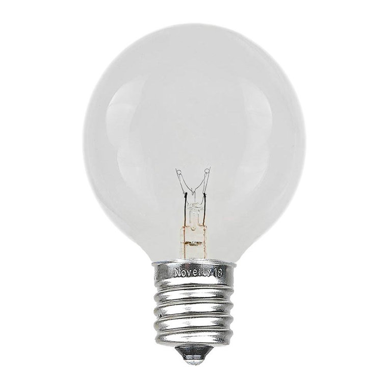 Novelty Lights 7 Watt C11 E17/Intermediate Dimmable Incandescent Bulb &  Reviews