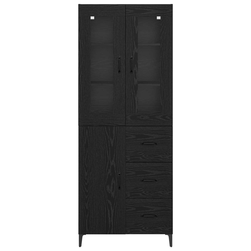 69.5cm Sideboard, Black Oak