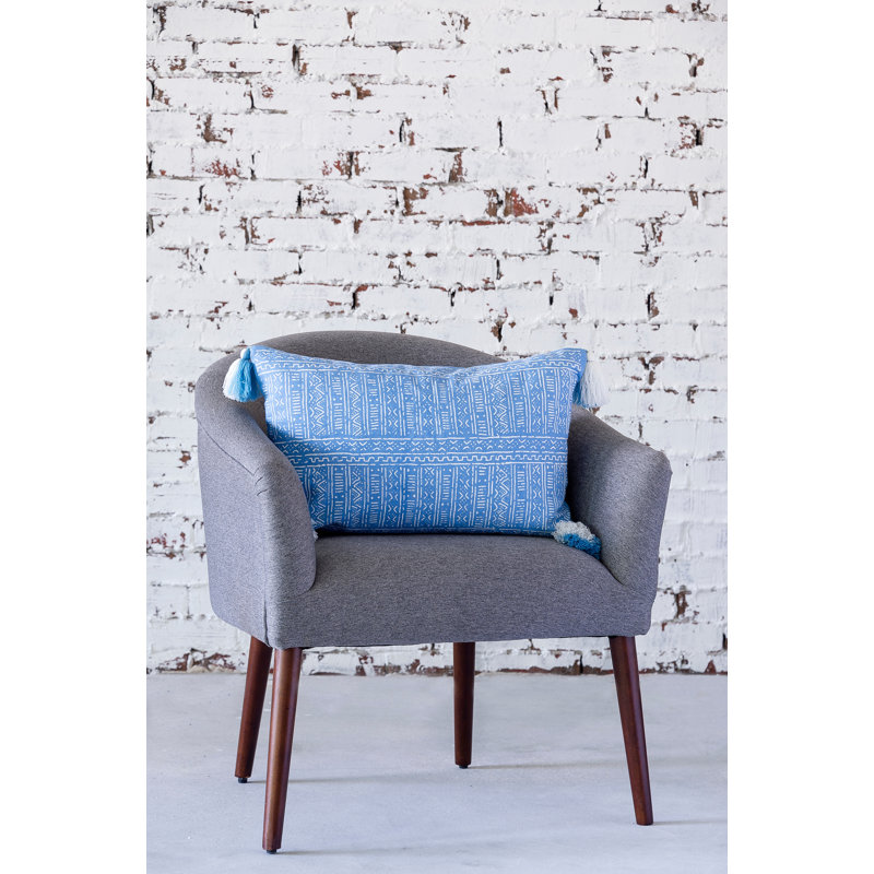 Cyrus Cotton Lumbar Pillow, Santorini