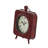 Metal Multi Colored Decorative Clock with Ring Top Set