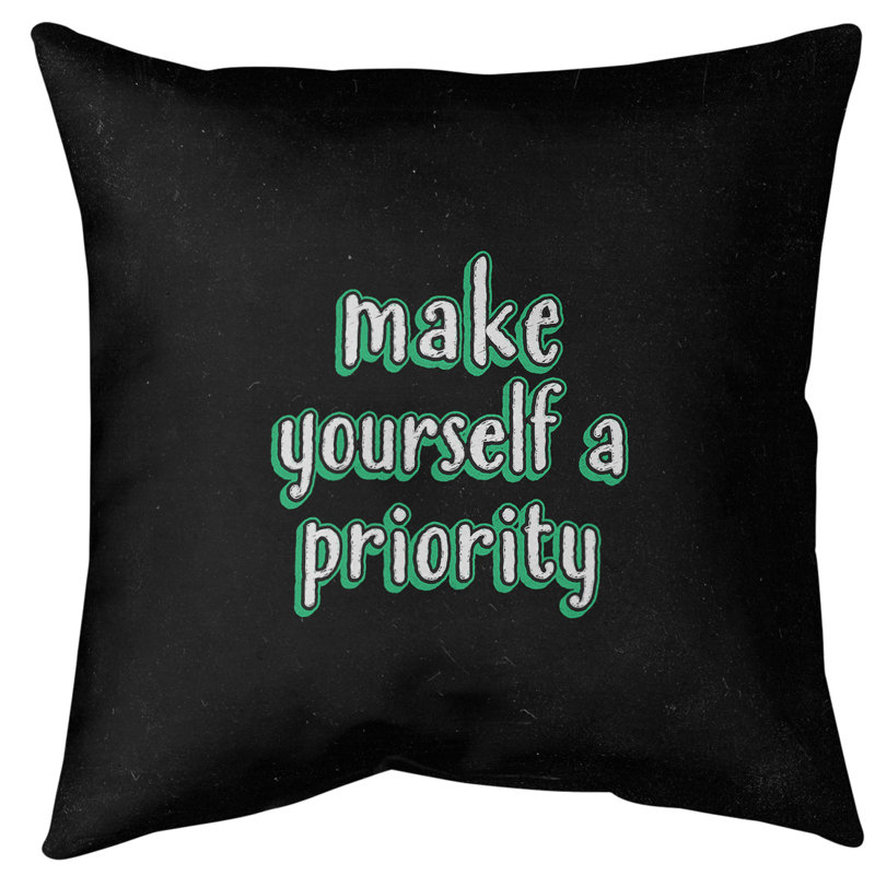 Reversible Throw Pillow, 40" H x 40" W, Green