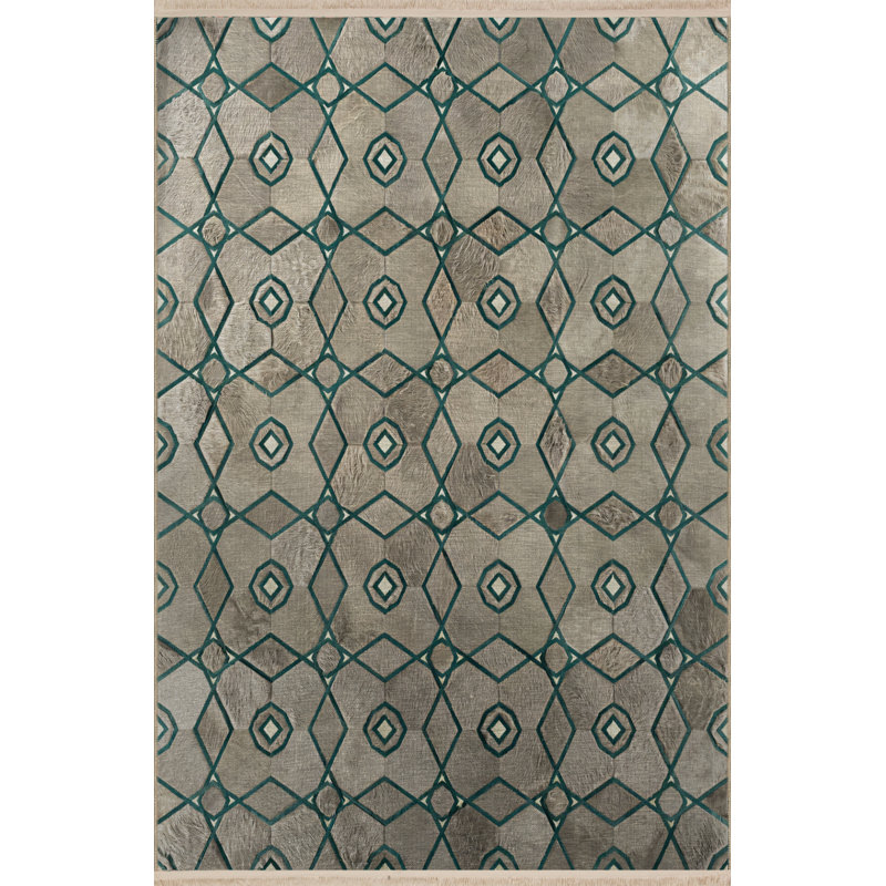 Tapis rectangulaire Vittorina, Tapis de couloir 4 pi x 9 pi 11 po
