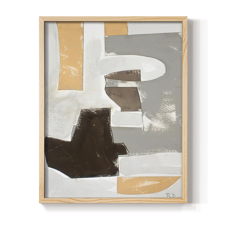 «AndalusianForms III», reproduction encadrée - bois massif, H 11 po x l 9 po