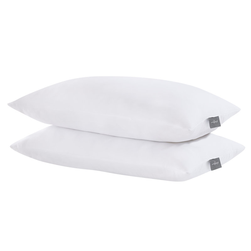 White Hypoallergenic Polyester Down Alternative Pillow Set