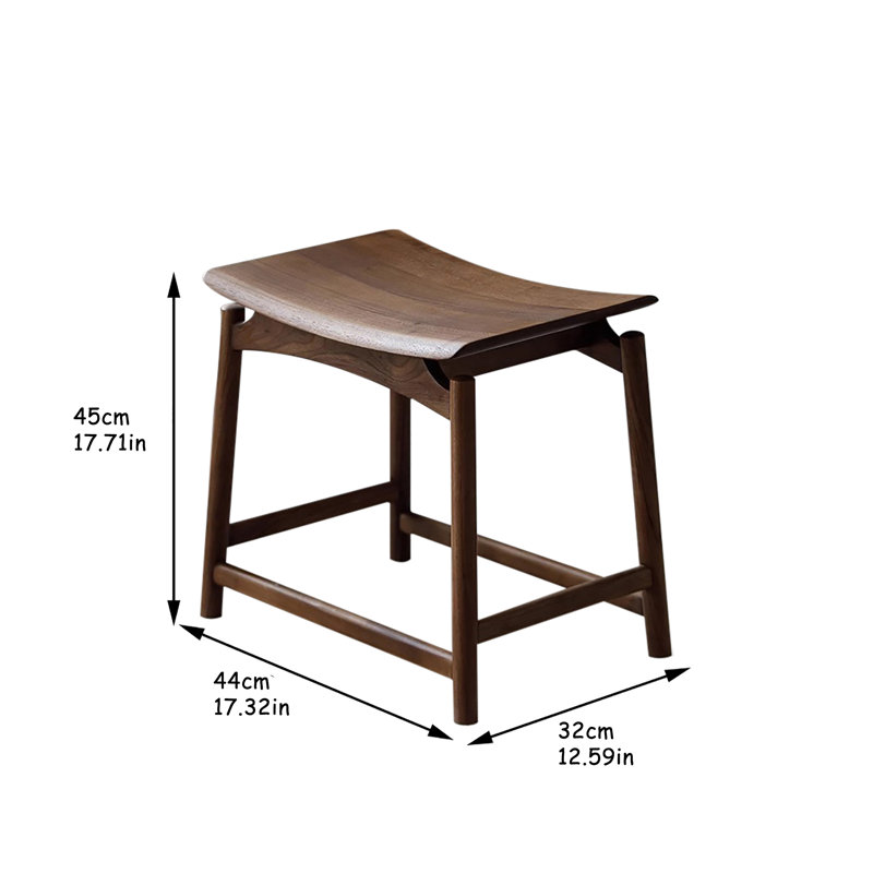 Solid Wood Stool, Home Use, Simple Design, Small Stool, Low Stool, Living Room Wooden Stool, Yuanbao Stool, Modern Wooden Stool, Entryway Shoe-changing Stool