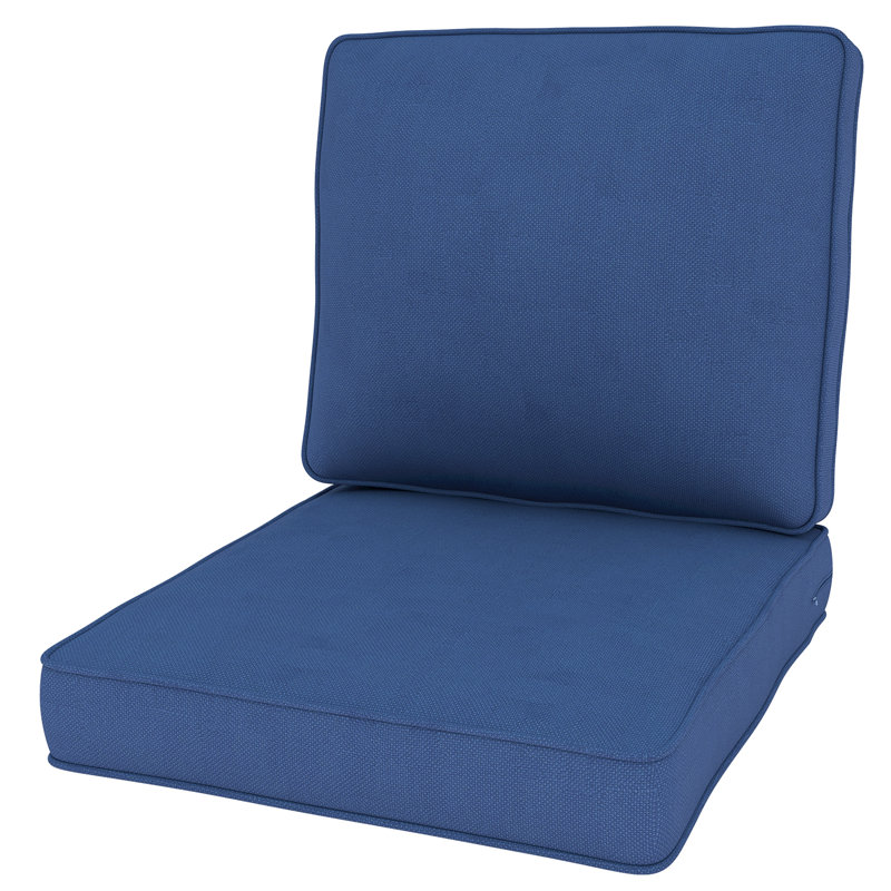 Coussin de siège / dossier d'extérieur Buenhomino, Bleu, 2