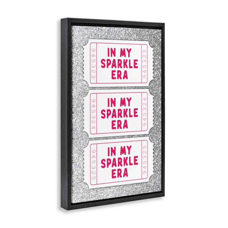 Cadre flottant My Sparkle Era, Cadre flottant noir de jais, H 25 po x l 17 po