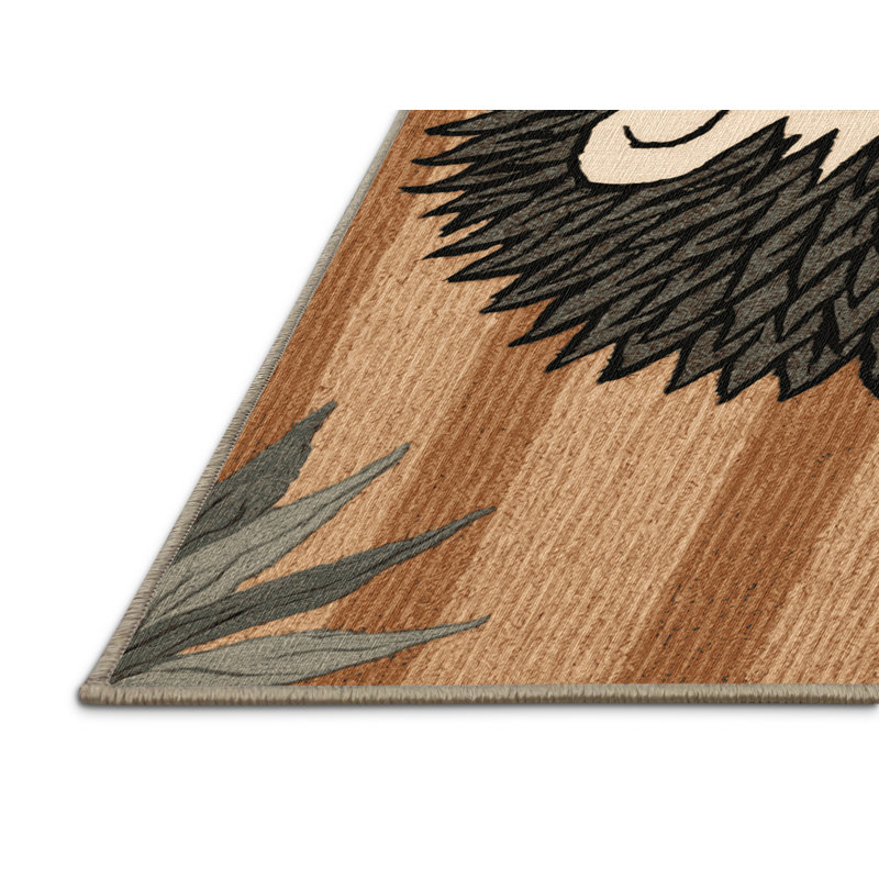  Tapis lavable lavable Desert Hedgehog, Rectangulaire 3 pi x 5 pi