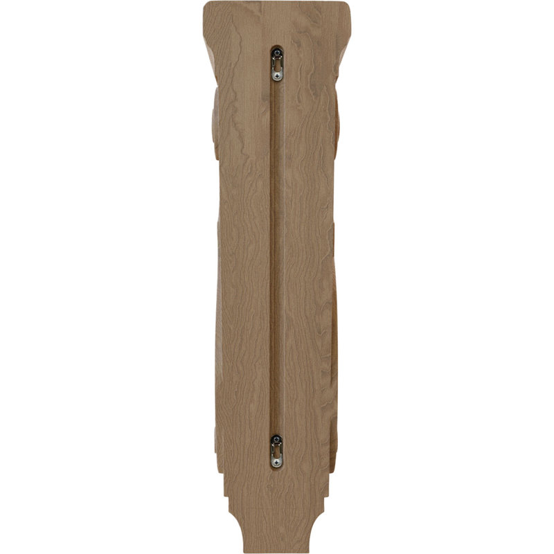 Corbeau traditionnel, Brun foncé, H 18 po x l 6 po x P 7,5 po