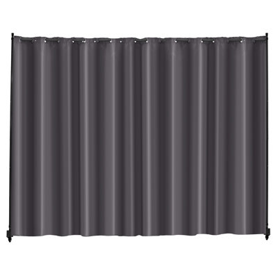 Room Divider Portable Panel Room Divider with Wheels Privacy Screen