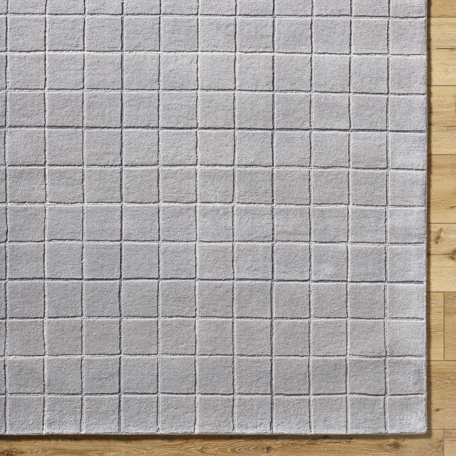 Mallory Hand-Tufted Gray Rug, Rectangle 2' x 3'