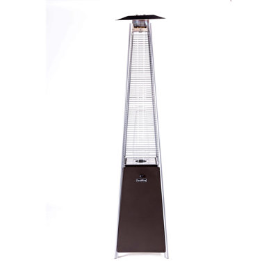 Bronze Quartz Glass Tube Patio Heater-Mocha