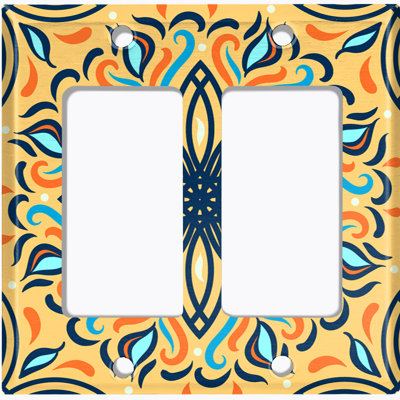 Patterned Rocker Standard Wall Plate