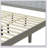 Solid Wood Platform Upholstered Headboard Bed