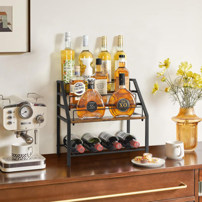 Wine Bottle Rack Brown