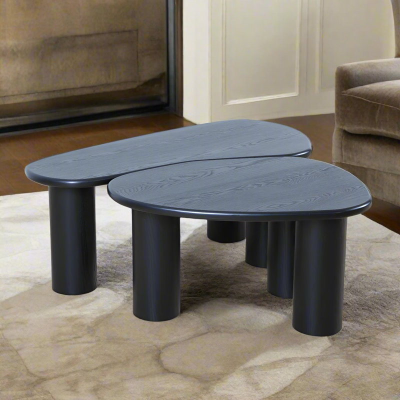 Ensemble de tables basses 2 pièces Fendy Free Form 