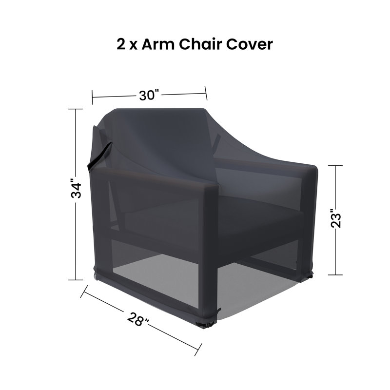 Brandtley Aluminum Outdoor Chair Covers