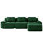 Canapé modulaire modulaire avec tissu velours côtelé de qualité supérieure, conception ergonomique et aucun assemblage requis pour un confort et une polyvalence ultimes