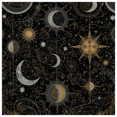 Celestial Sun Moon Comforter