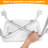 Heavy-Duty Backless Shower Bench with Arms